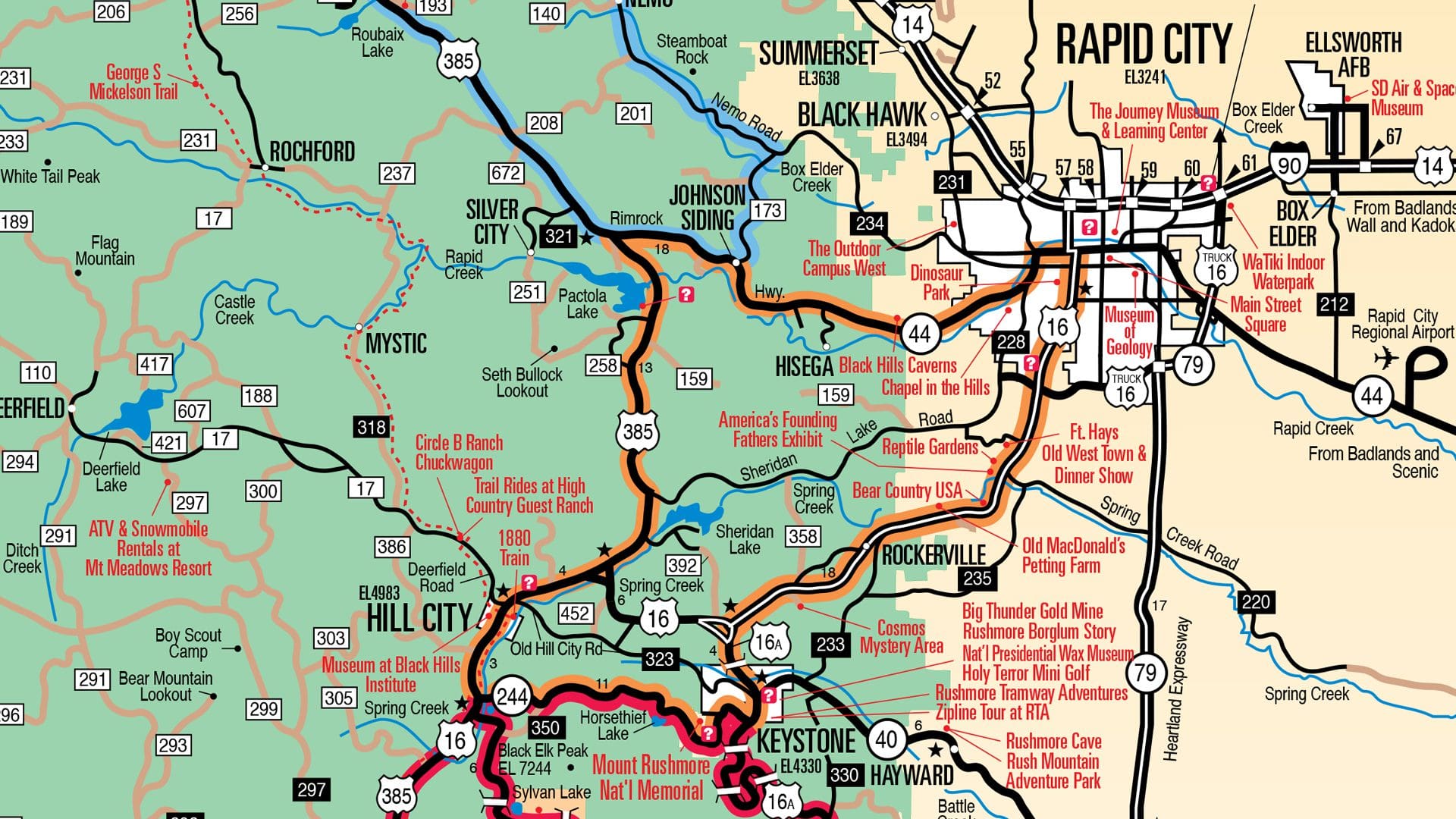 Black Hills Map